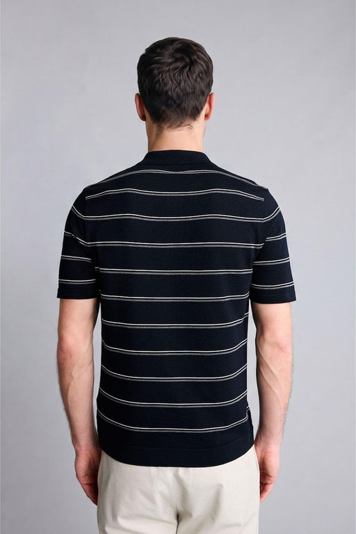 Standart Fit K_sa kollu Triko Polo Ti__rt - Defacto фото 5
