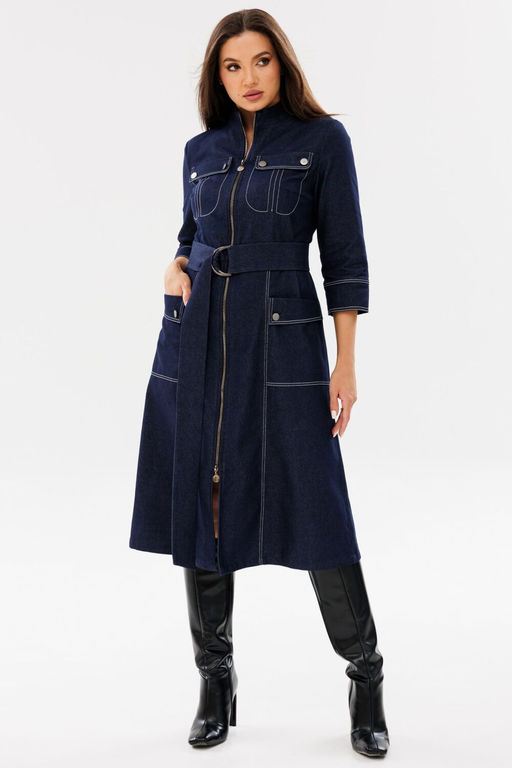 Платье MA CHERIE 4073 темно-синий