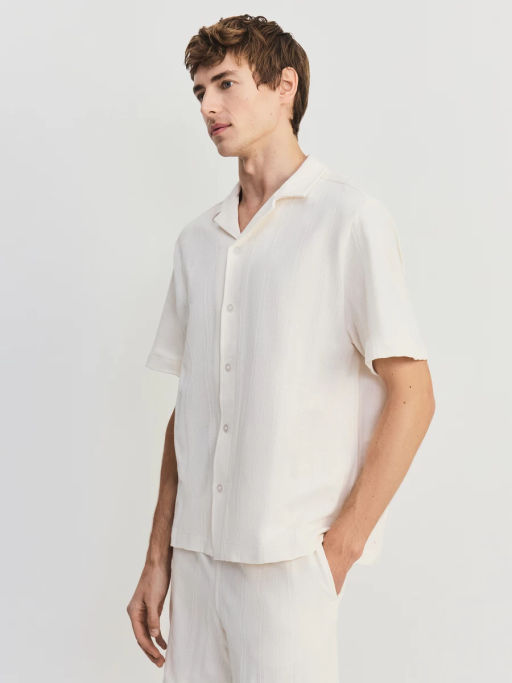 Рубашка из хлопка с коротким рукавом ZR2605043012-2 / Zarina