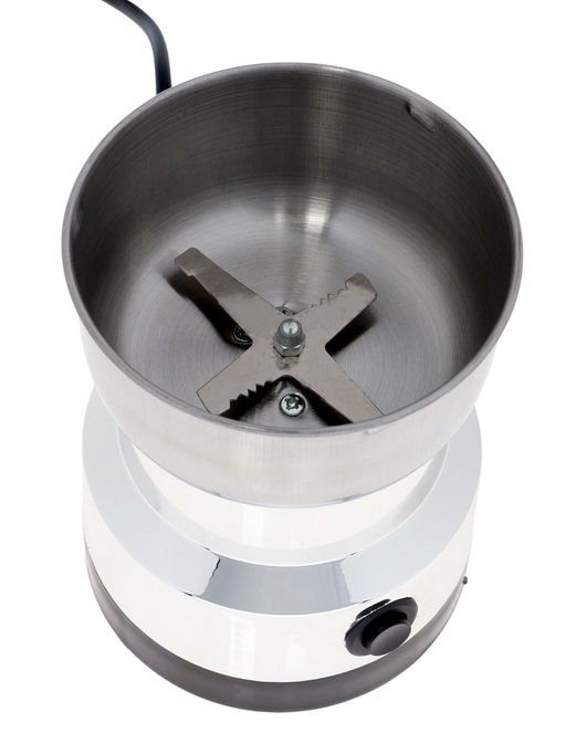 Кофемолка электрическая LCG-01, 200 Вт, 85 г, серебристая