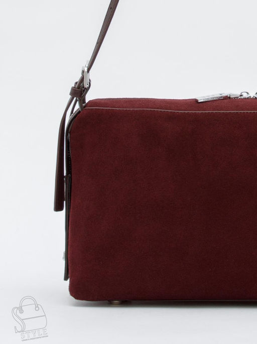 Сумка женская кожаная 6060L angola red Polina&Eiterou