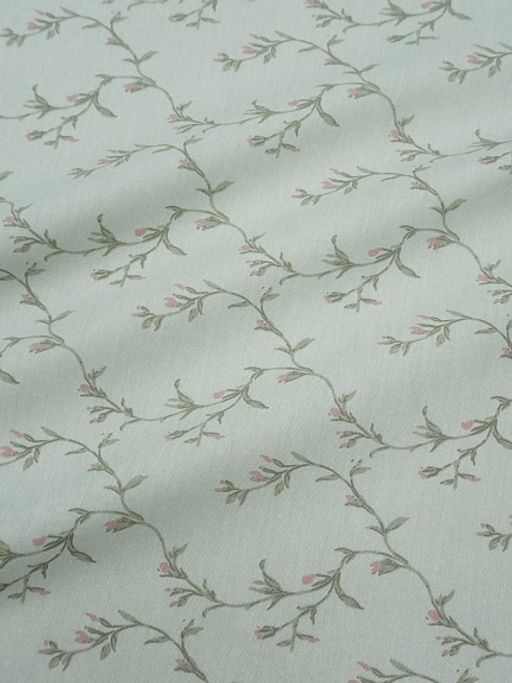 Сатин Элегия цветения - бутончики, (комп), ш.2.35м, хлопок-100%, 110гр/м.кв - Купава фото 2