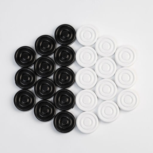 Шашки с виниловым полем, поле 30 х 30 см, d=3 см, h=0,9 см - Время игры фото 2