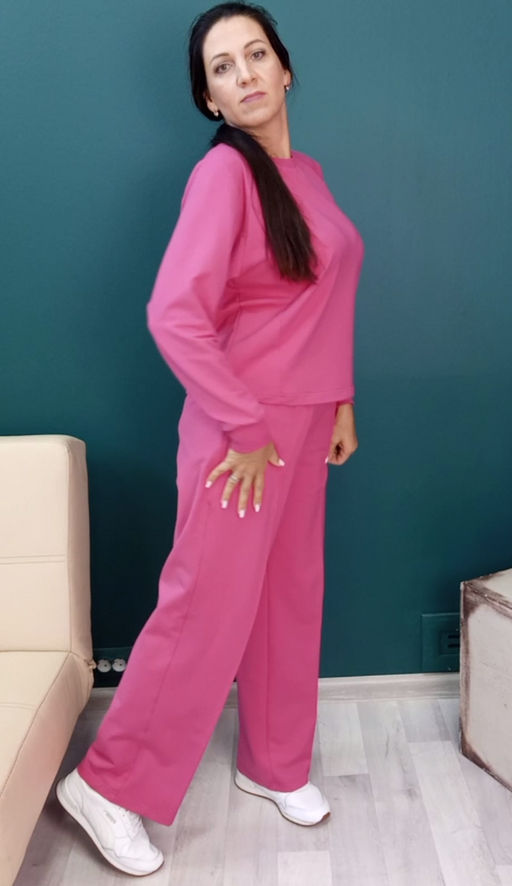 Комплект(костюм) с брюками палаццо Футер 2-х нитка - Relay фото 118