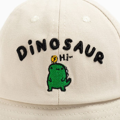 Панама для мальчика MINAKU Dinosaur, размер 48, бежевая