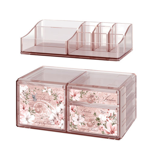 VAL JR-ORG-S3S8 Набор органайзеров, 2 шт., 23,4*15,3*10,8 см и 22,3*12,7*6 см, JARDIN, шт