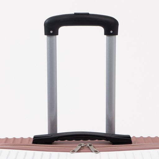 Чемодан большой 26, кодовый замок, цвет белый/розовый - Simaland фото 6