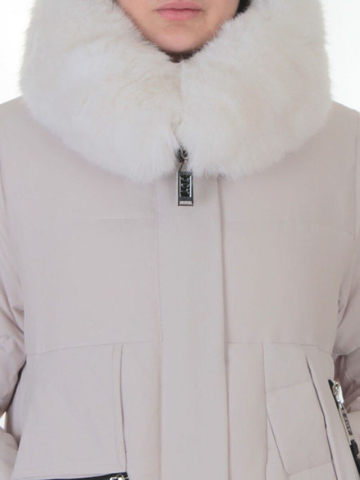 M-M02 MILK Куртка зимняя женская (200 гр. холлофайбер)