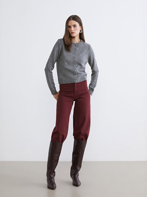 Bisiklet Yaka Kad?n Triko H?rka