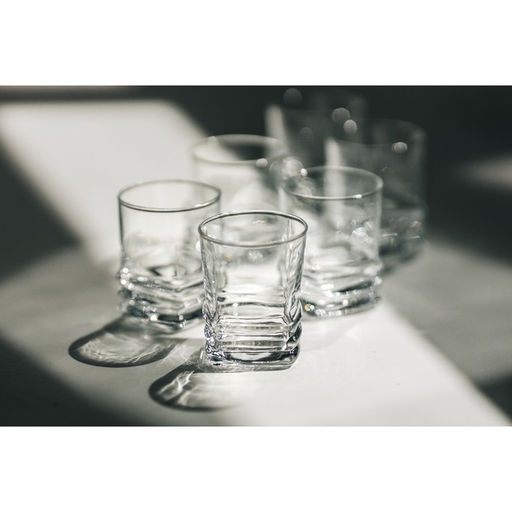 Набор стопок «Элеган», 70 мл, 5×6.2 см, 6 шт., стекло, прозрачный