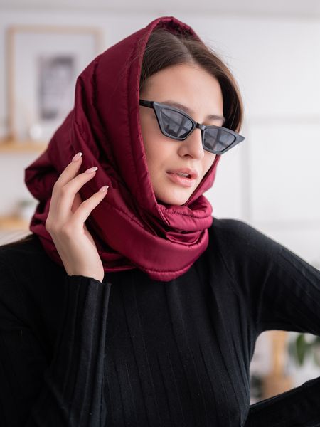 Шарф бордо - Yollochka фото 4