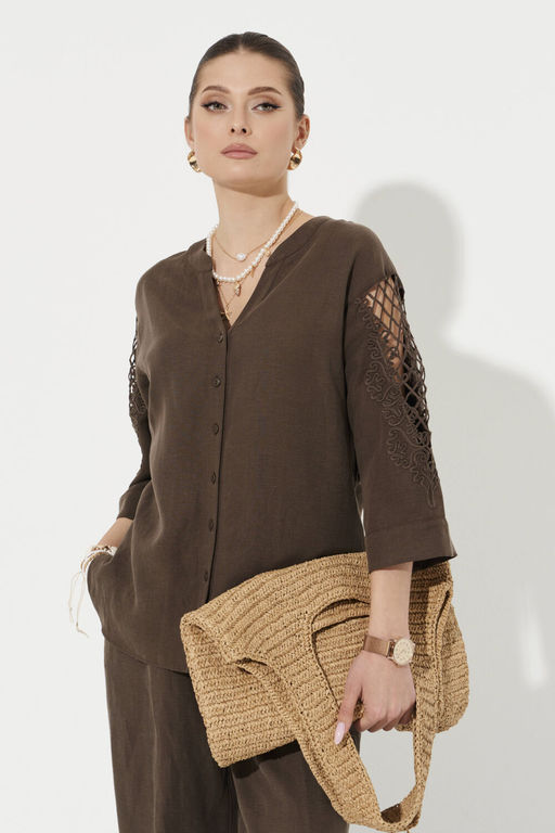 Блуза Ketty 70640 коричневый