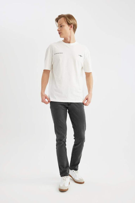 Pedro Slim Fit Джинсовые брюки узкого кроя с нормальной талией и узкими штанинами - Defacto фото 5