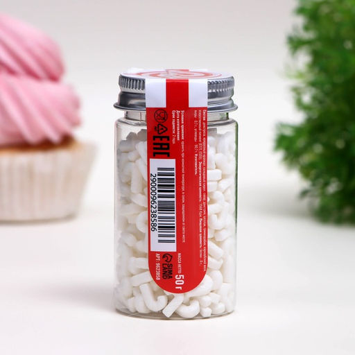 Посыпка кондитерская Трость, белая, 50 г - Simaland фото 5