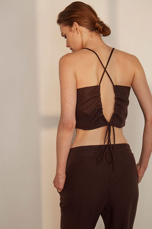 Блузка-топ с открытой спиной - Incity фото 5