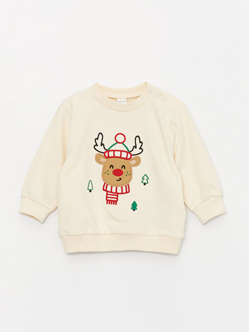 Bisiklet Yaka Erkek Bebek Sweatshirt ve E?ofman Alt 2li - Waikiki фото 2