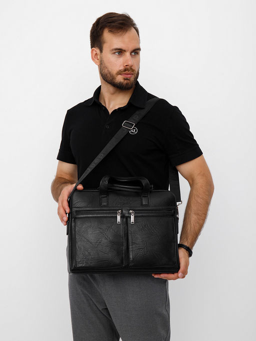 Портфель 6677-3 black Jeep