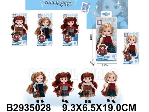 Кукла 15см. (2935028) в ассорт., в коробке 19*6,5*9,3см