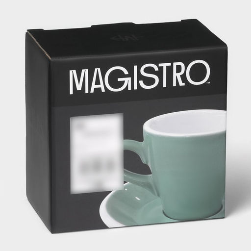 Кофейная пара фарфоровая Magistro Coffee time, 2 предмета: чашка 80 мл, блюдце d=12,5 см, цвет бирюзовый  фото 9