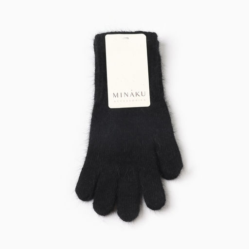 Перчатки женские MINAKU, чёрные, 25 см