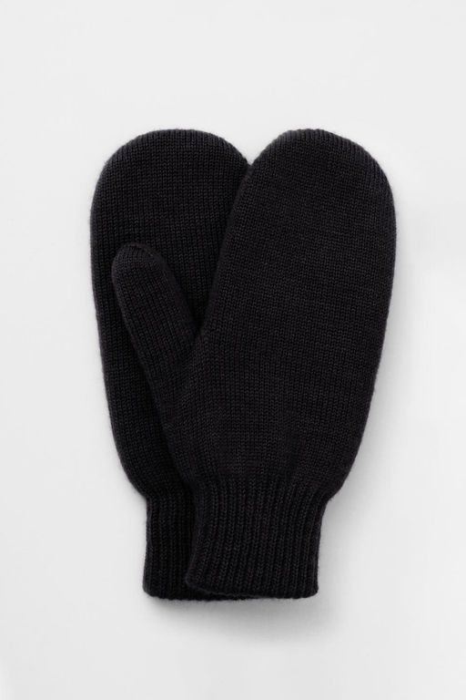 ЕВ 10002/24ш/черный варежки жен