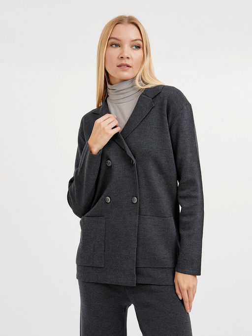 кардиган женский на пуговицах с карманами - Glenfield фото 6