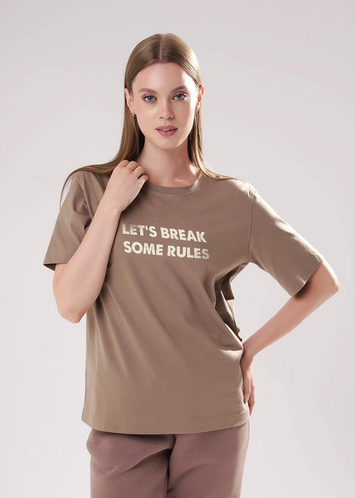 LF15-106 Футболка женская Футер теплый (ЧЗ)