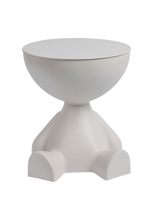 Столик журнальный, 370×370×410 мм, цвет белый