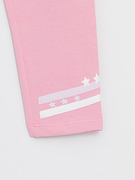 Beli Lastikli Bask?l? K?z Bebek Tayt - Waikiki фото 3