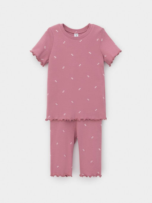 К 1632/пепельная роза,маленькие листья пижама для дев - Crockid фото 2