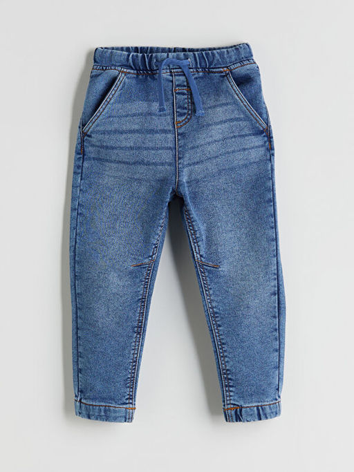 Beli Lastikli Erkek ?ocuk Jean Pantolon