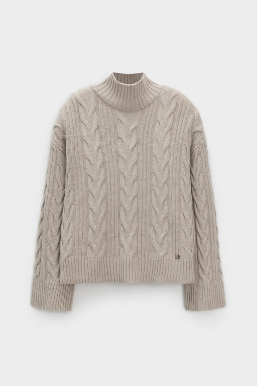 ЕВ 30262/ш/св.бежевый меланж джемпер жен