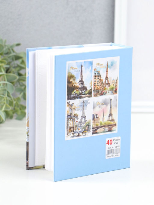 Фотоальбом на 100 фото 10×15 см «Парк у Эйфелевой башни», 4.5×12.5×16.5 см