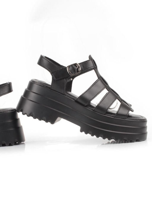 08-PEY337-1 BLACK Босоножки женские