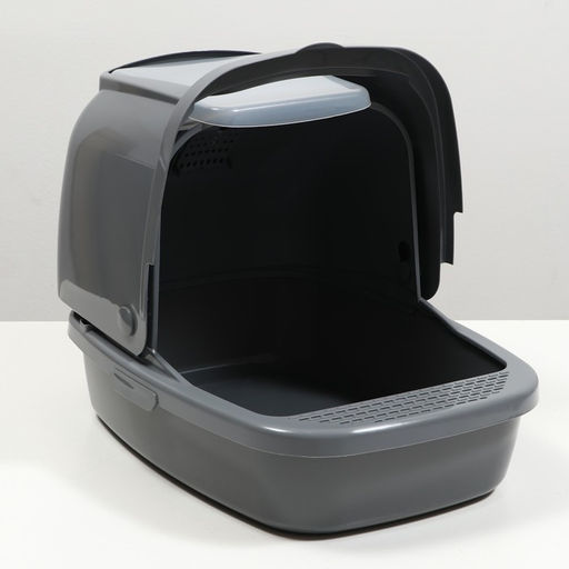 Туалет закрытый Айша 53 х 41 х 40 см, серый FIX - Пижон фото 5