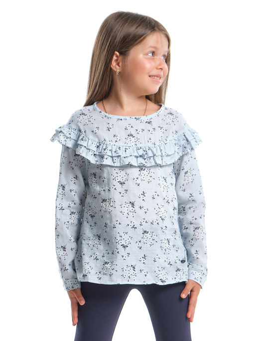 Блузка для девочки праздничное нарядная форма детская одежда UD 3860 розовый - Mini maxi фото 14