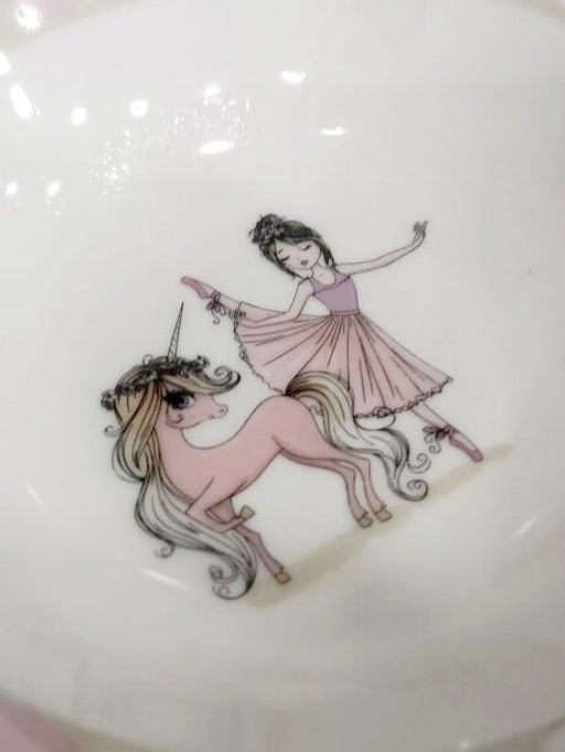 Салатник керамика, Балерина, 350 мл, 15 см, детский, Daniks (457972)  фото 3