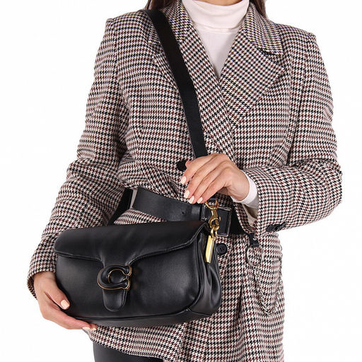 Сумка женская кожаная 86215 black Polina&Eiterou/30