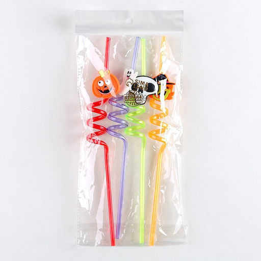 Трубочки для коктейля Монстрики, в наборе 4 штуки - Страна карнавалия фото 4