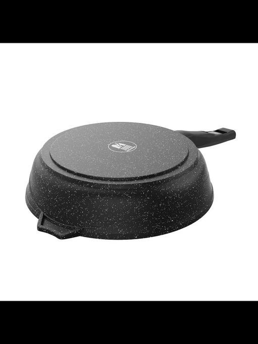 Сковорода индукционная 22см АП Гранит black Induction Pro со съемной ручкой арт. 022802И /Мечта/  фото 8