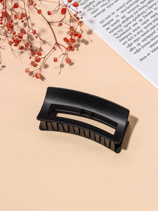 Цена за 12 шт. Крабик для волос «Роксолана», 10 см, чёрный