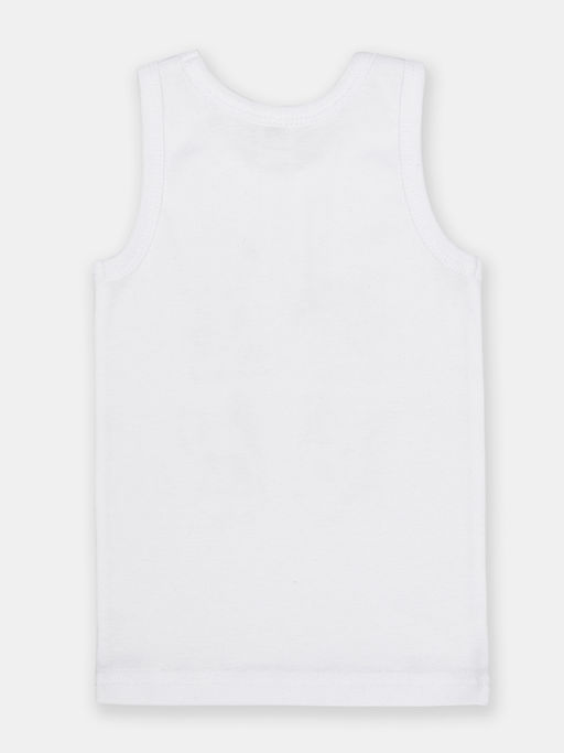 CRB wear/CWKB 20077-20 Майка для мальчика,белый/Ex.Cherubino  фото 2