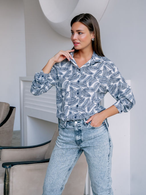 02-1165 Блуза - Вишня фото 3