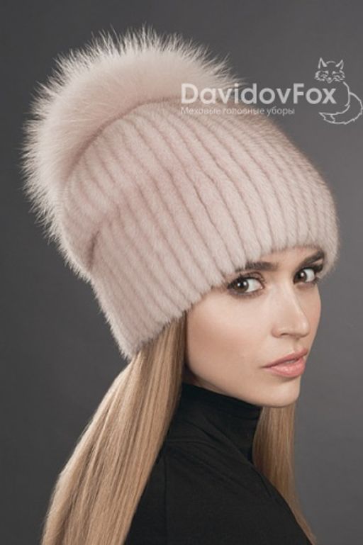 Шапка Буратино норка кизил