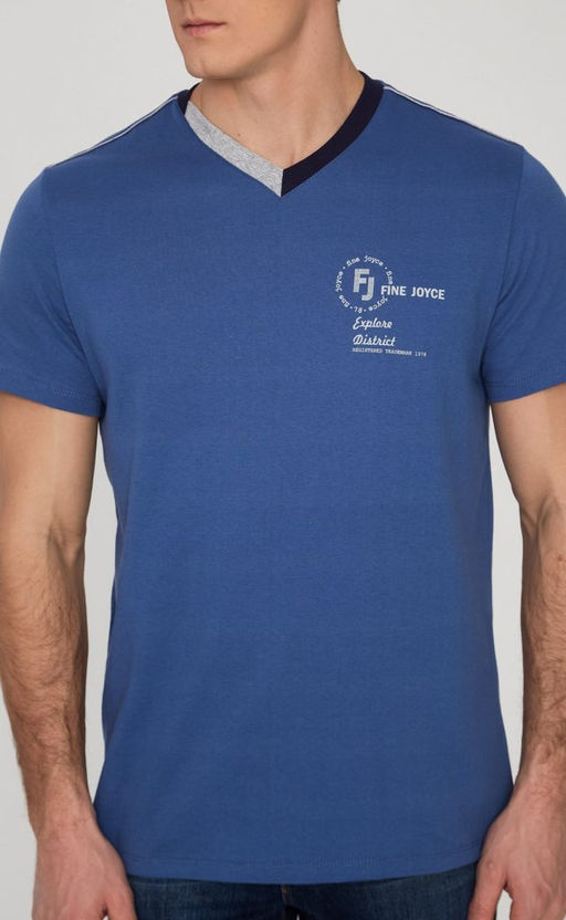 Футболка F911-06bb-019 jeans blue - Fine joyce фото 5