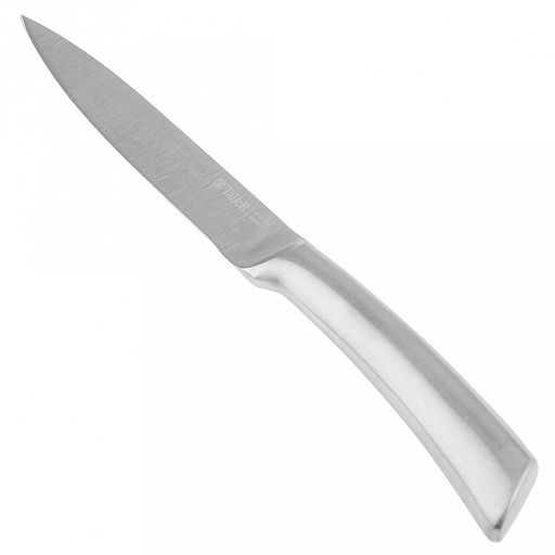 Нож кухонный "Престон" 12см из нержавеющей стали, s2мм, 23см, универсальный, ручка из нержавеющей стали, цветная коробка, "TalleR" (Китай)