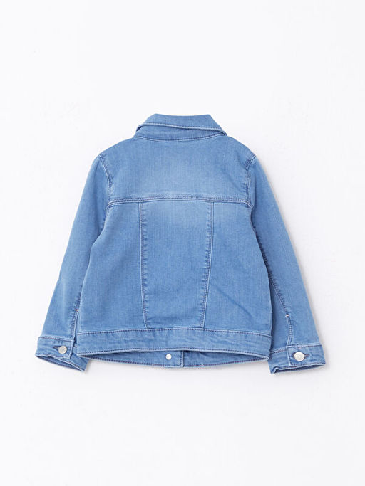 Uzun Kollu K?z Bebek Jean Ceket - Waikiki фото 2