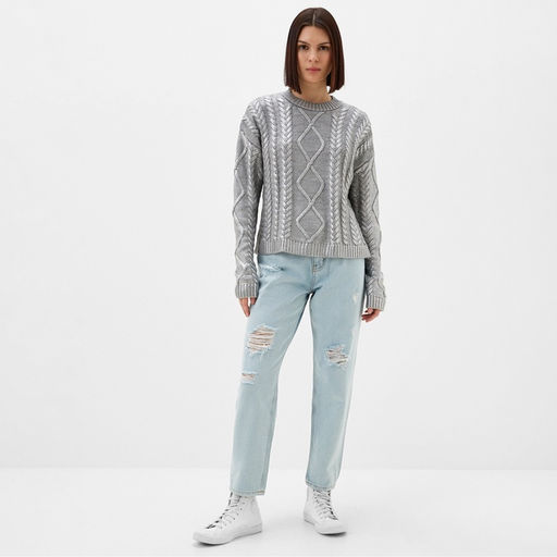 Джинсы женские мом MIST: Denim, размер (28) 44, голубые