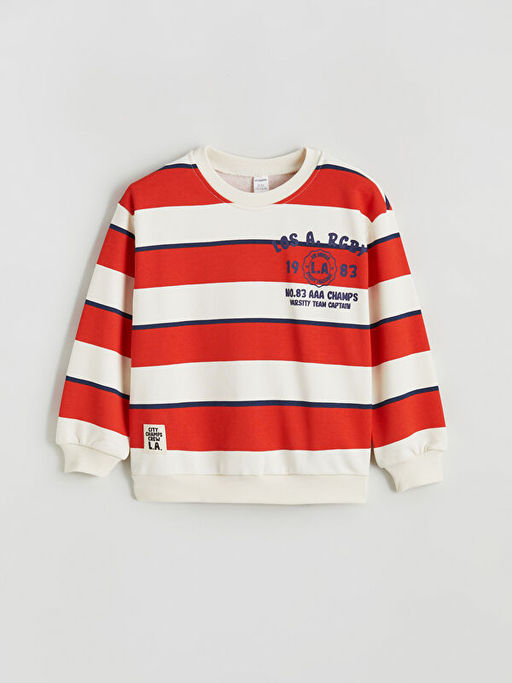 Bisiklet Yaka Erkek ?ocuk Sweatshirt