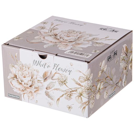 ЧАЙНАЯ ПАРА LEFARD WHITE FLOWER 330 МЛ СЕРАЯ